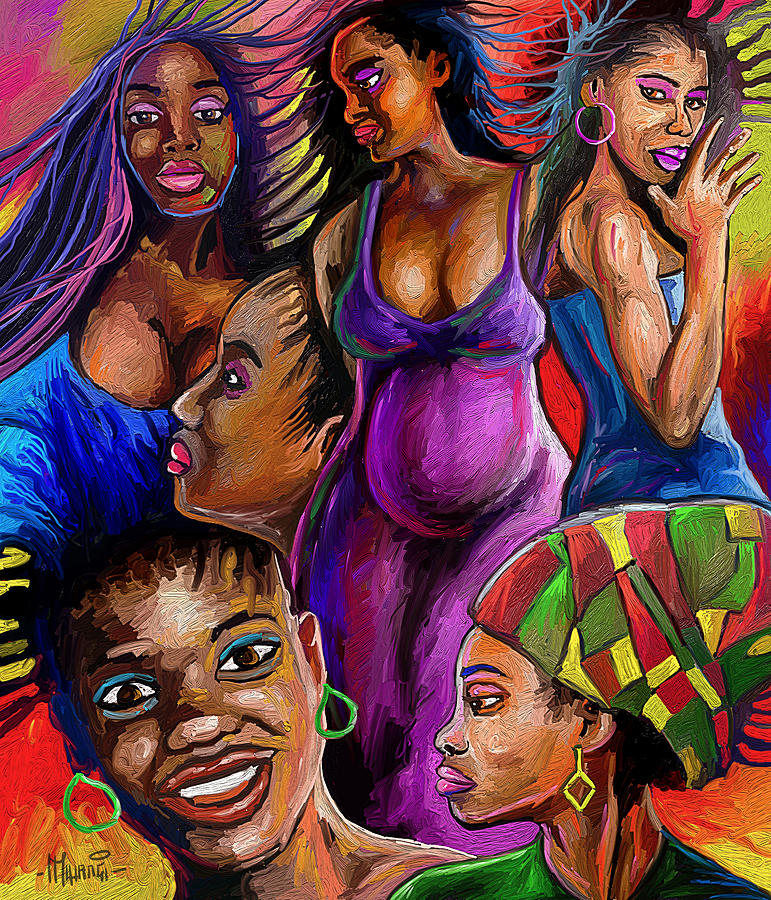 Africa #2 Painting by Anthony Mwangi