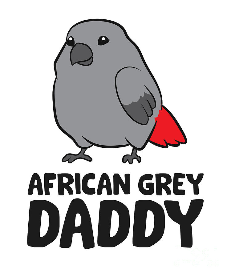 Parrot Tapestry - Textile - African Grey Daddy Bird African Grey Parrot #2 by EQ Designs