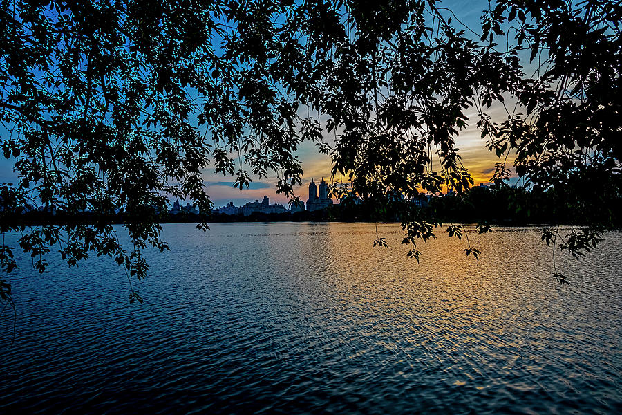 After Sunset - Central Park Reservoir Photograph