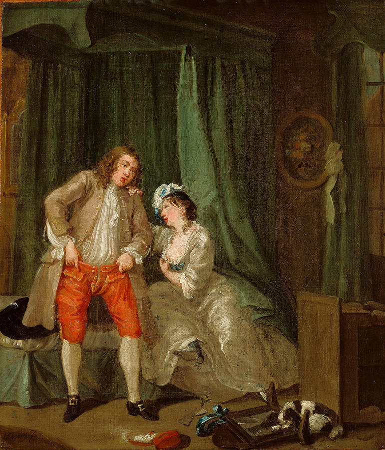 William Hogarth Painting - After  #2 by William Hogarth