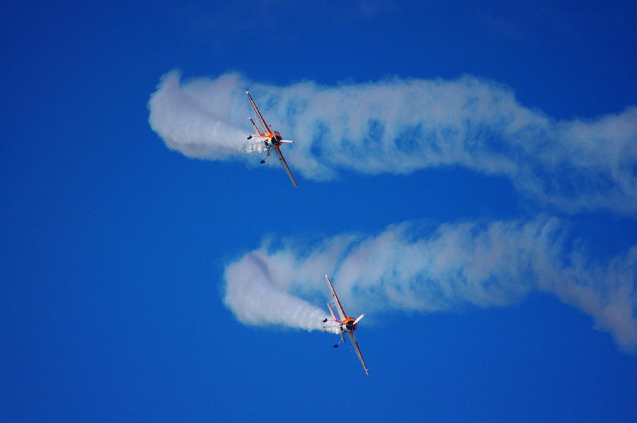 Twin Tigers Aerobatic Team Photograph by Ramiro Quiros - Fine Art America