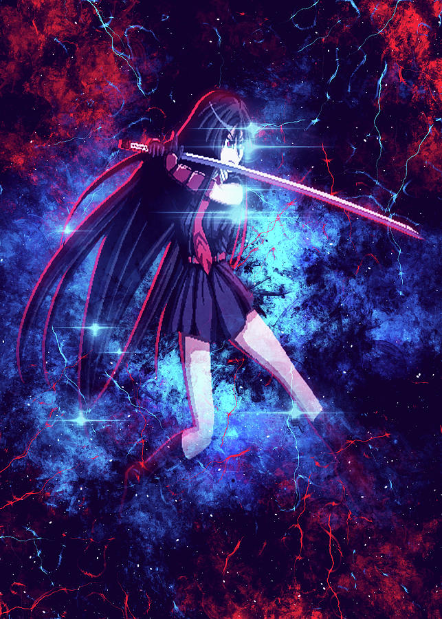 Akame ga Kill poster Digital Art by Yoyo Di