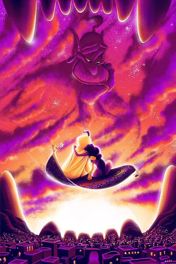 Aladdin 1992 Digital Art by Geek N Rock - Fine Art America