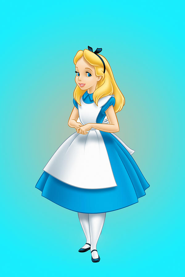 Alice in Wonderland 1951 Digital Art by Geek N Rock - Pixels