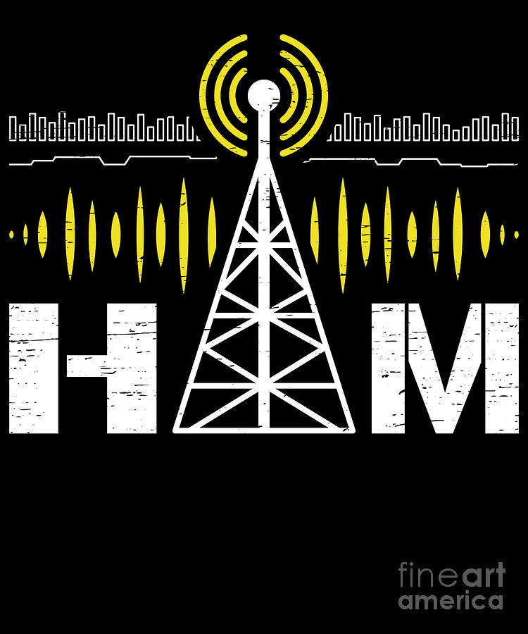 Amateur Radio Ham Radio Operator Digital Art by Tobias Chehade - Fine ...