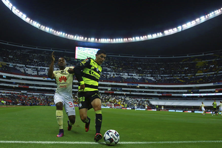 America v Santos Laguna - Torneo Apertura 2016 Liga MX Photograph by Miguel Tovar America v Santos Laguna - Torneo Apertura 2016 Liga MX Photograph by Miguel Tovar