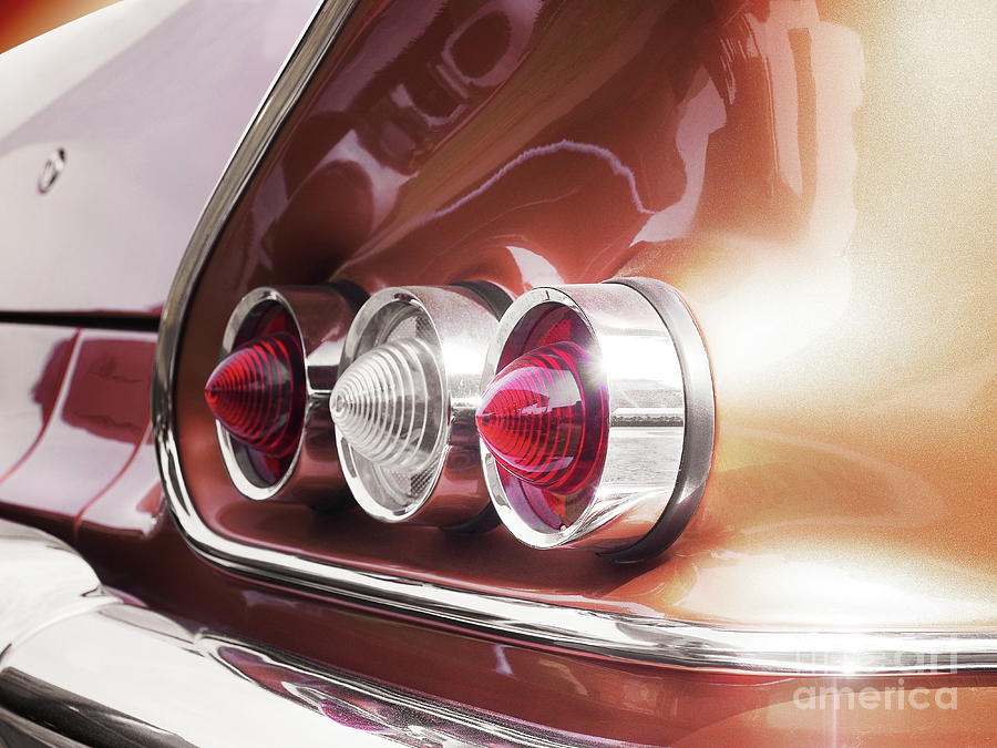 American classic car Impala 1958 Sport Coupe #2 Photograph by Beate Gube