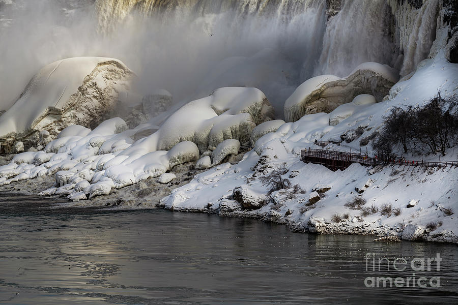 American Falls in Winter #2 Photograph by JT Lewis