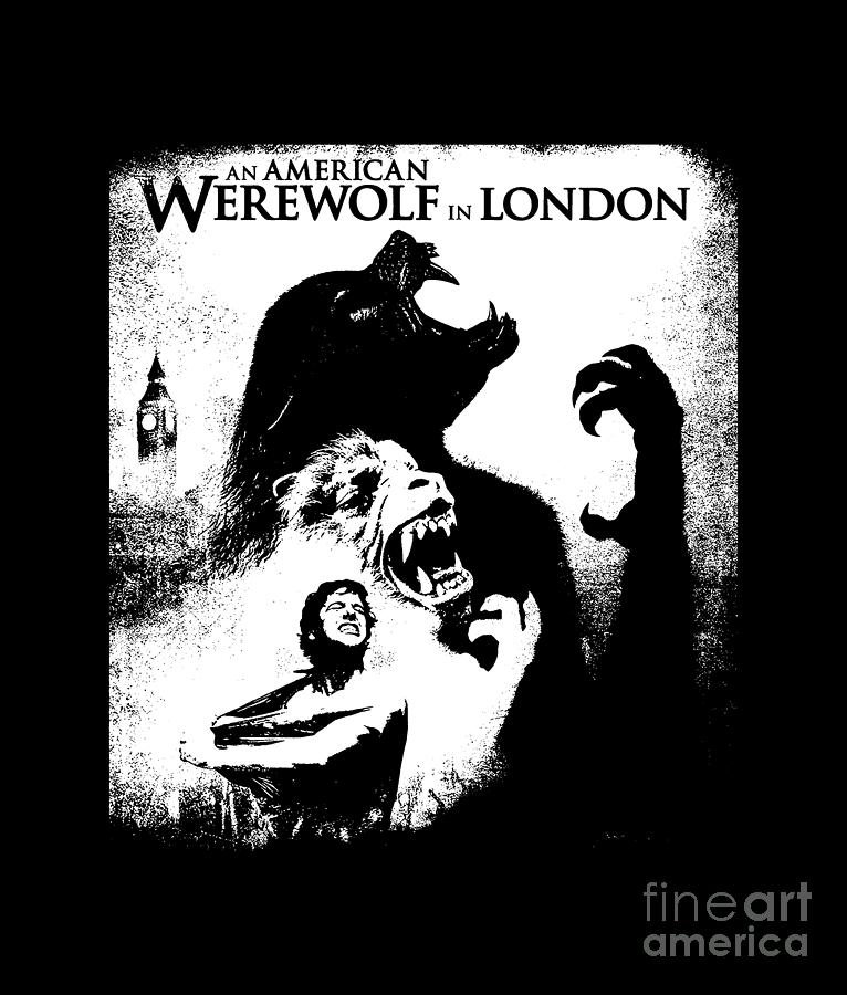 An American Werewolf In London Digital Art By Roger Spencer Pixels