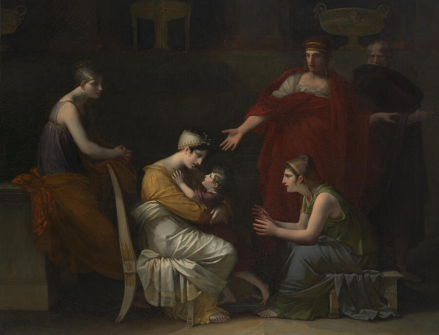 Andromache and Astyanax #2 Painting by Pierre-Paul Prudhon