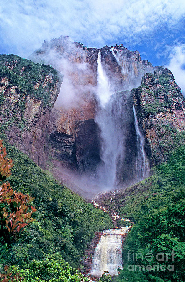 Angel Falls in Canaima National Park Venezuela #2 Photograph by Dave Welling