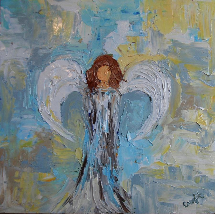 Angel #2 Painting by Rebecca Croft - Pixels