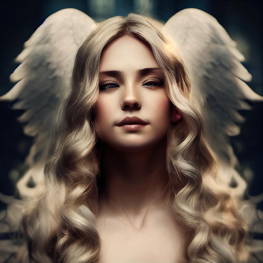 Angel with Wings Digital Art by William Ernst - Fine Art America