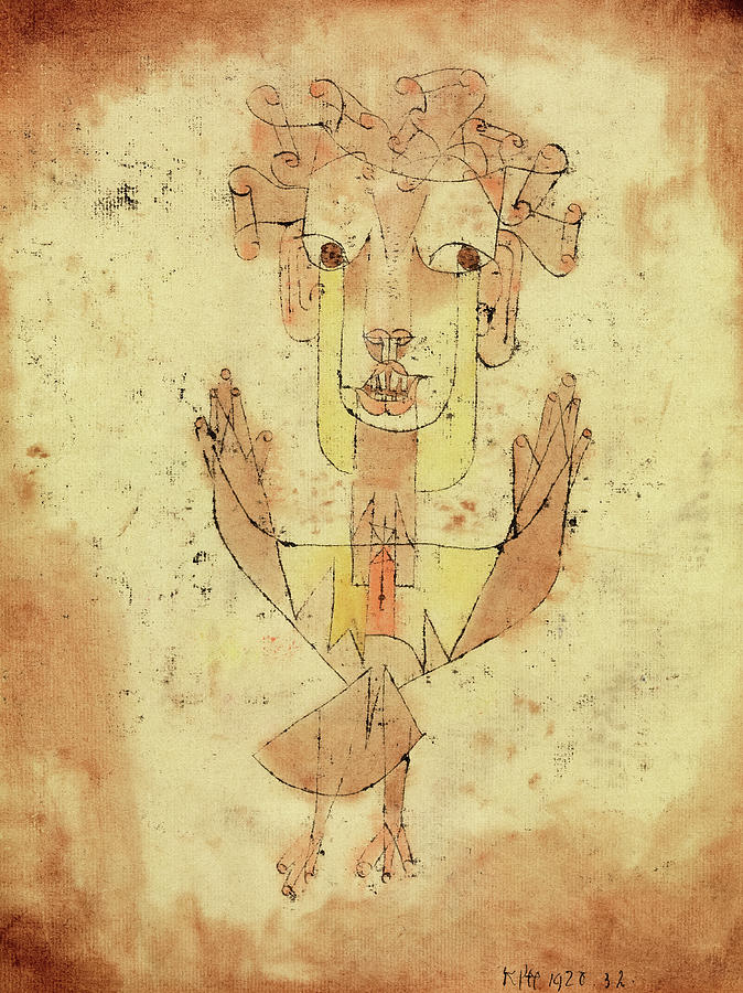 Angelus Novus Painting by Paul Klee