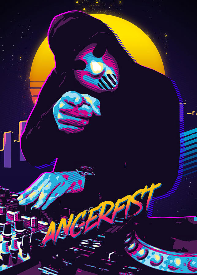 angerfist Poster Painting by Keeley Matthews - Fine Art America