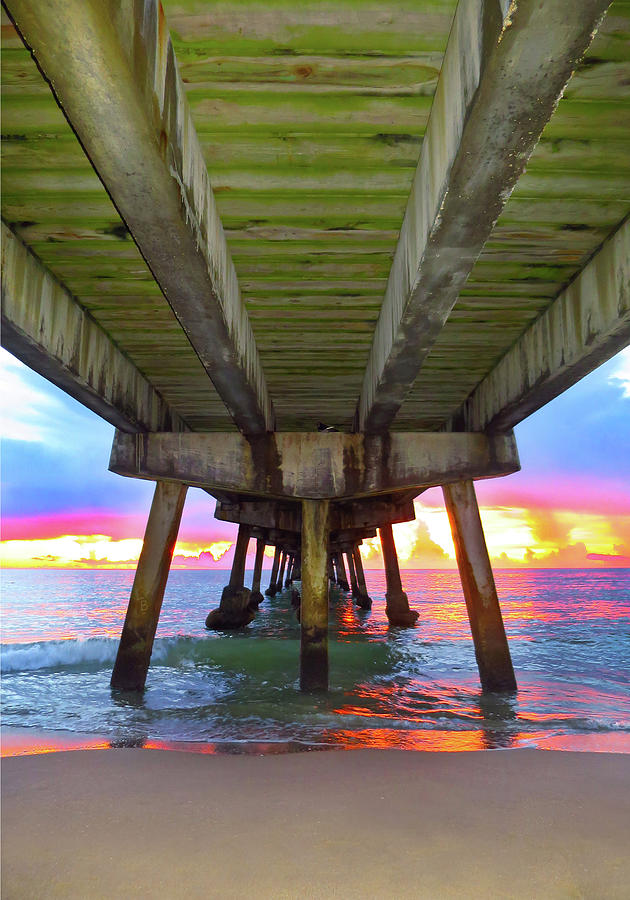 Nature Photograph - Anglins Fishing Pier #2 by Brooke Trace