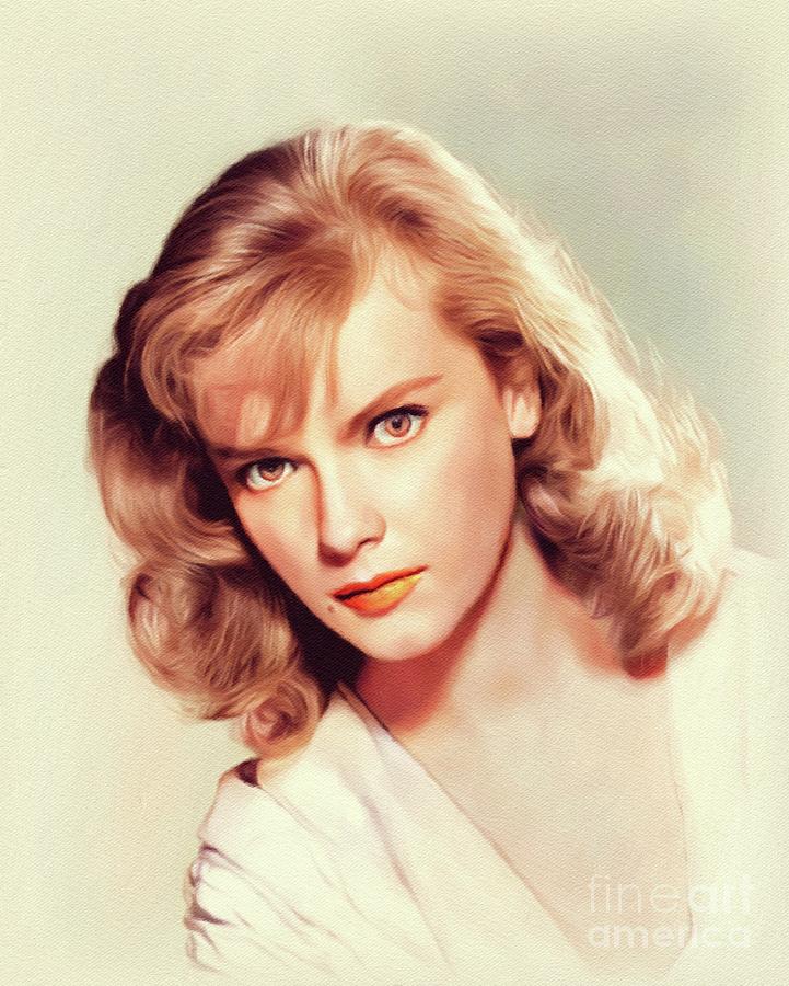 Anne Francis, Movie Legend Painting by Esoterica Art Agency - Fine Art ...