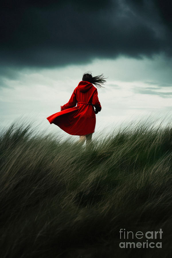 Anonymous Woman In Red Coat #2 Photograph by Lee Avison