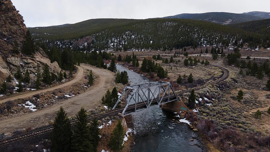 Antique steel truss bridge in Colorado #2 Photograph by Eldon McGraw