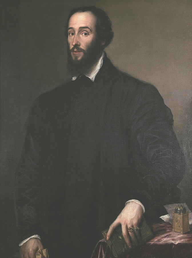 Titian Painting - Antoine Perrenot de Granvelle  #2 by Titian