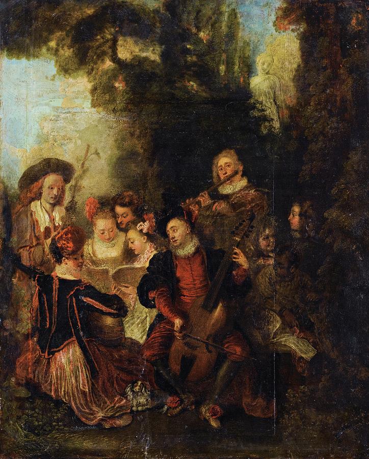 Antoine Watteau Painting by MotionAge Designs - Fine Art America