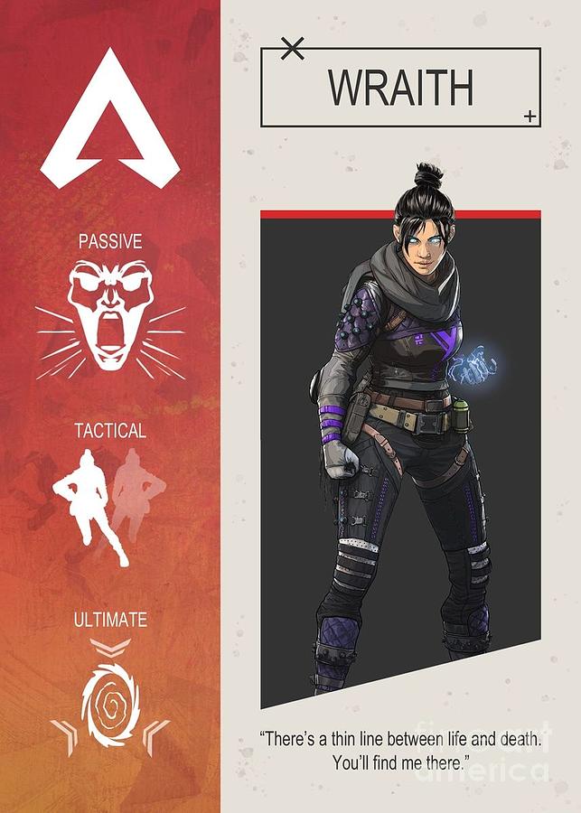 Apex Legends Wraith Digital Art By Sarah Burdekin