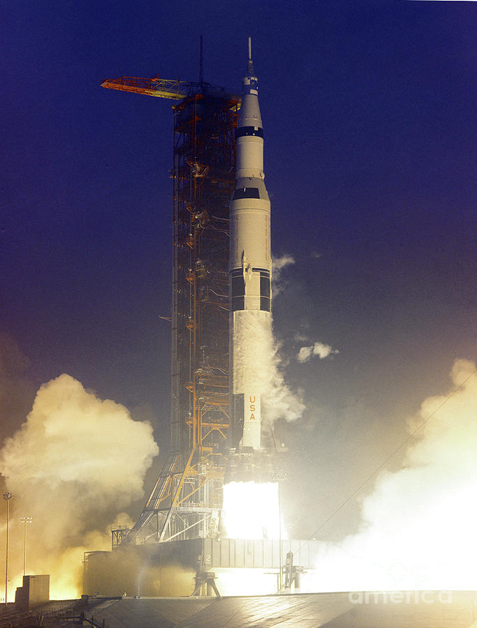 Apollo 12 Launch, 1969 Photograph by Granger - Fine Art America