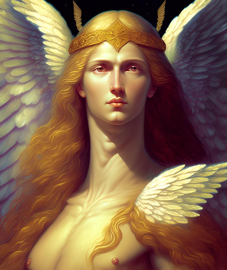 Archangel Gabriel - Angel of Beauty and Harmony, Generative AI I ...