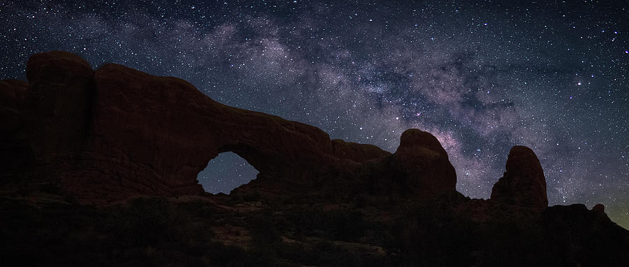 Arches at Night  #3 Photograph by Robert Fawcett