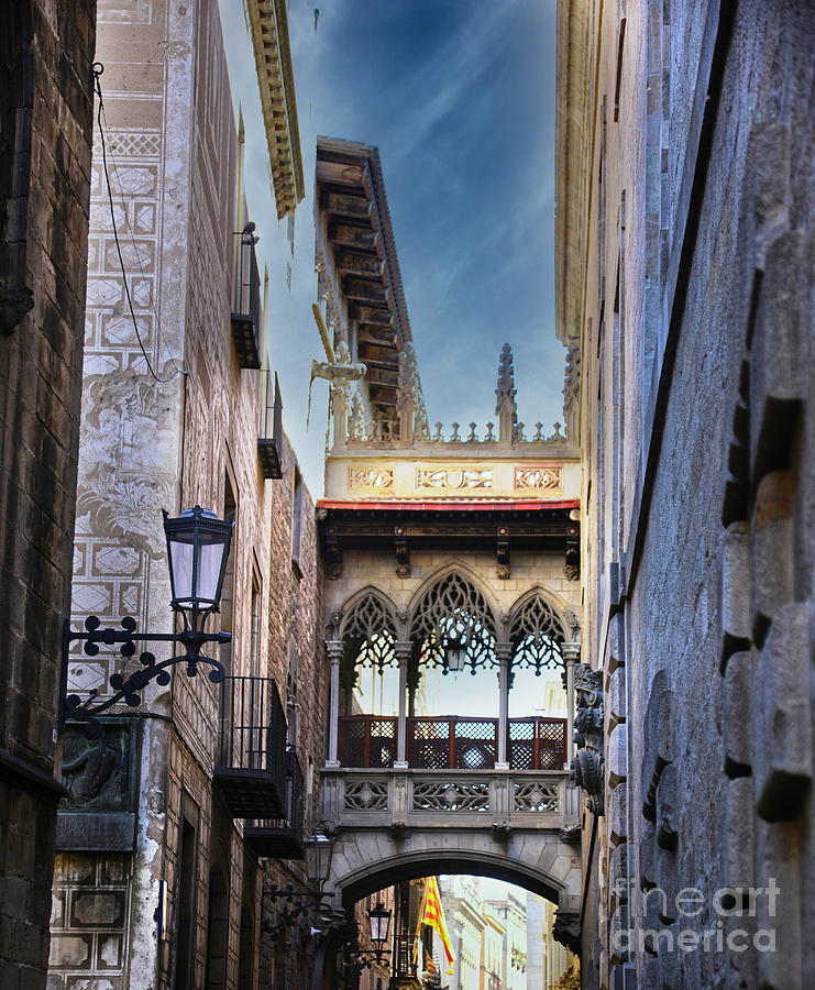 Architecture Barcelona  Spain  #2 Photograph by Chuck Kuhn