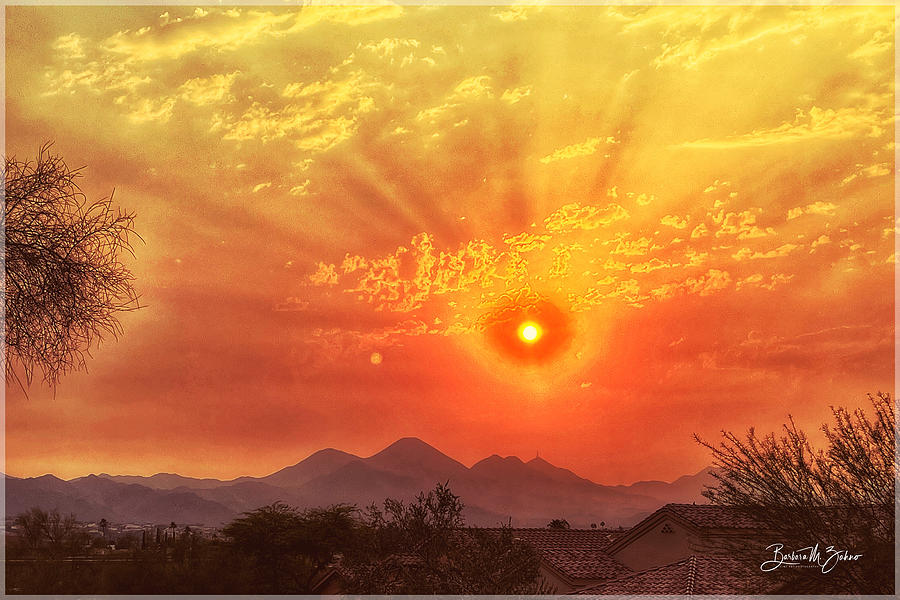 Arizona Sky on Fire #2 Photograph by Barbara Zahno