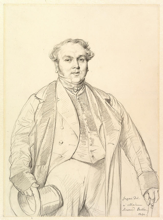 Armand Bertin #3 Drawing by Jean-Auguste-Dominique Ingres