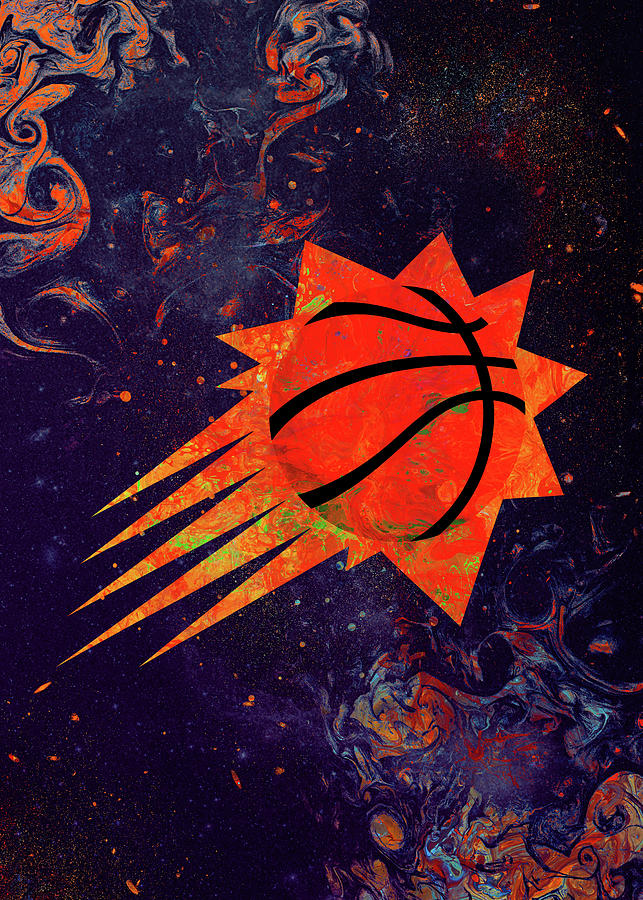 Art Basketball Phoenix Suns Drawing By Leith Huber 