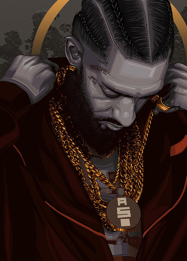 Artist Vector Nipsey Hussle Digital Art by Saini Nagy