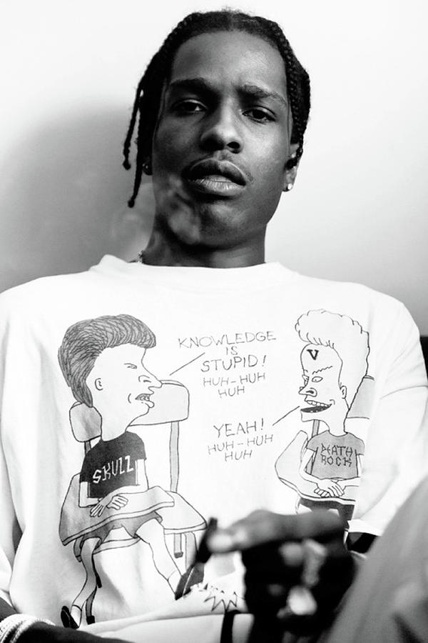 Asap Rocky Black And White Photograph by Michelle Johnson