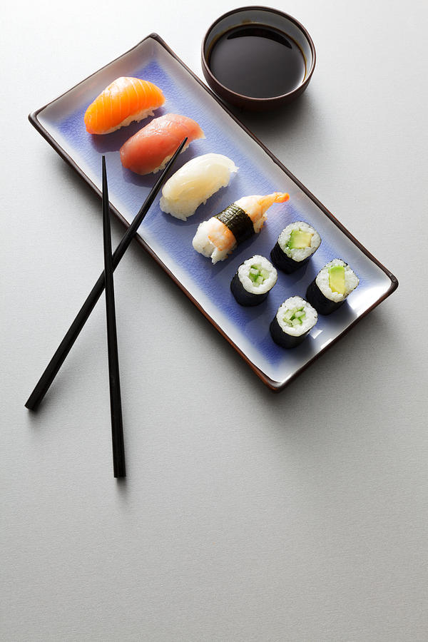 Asian Food: Sushi Still Life #2 Photograph by Floortje