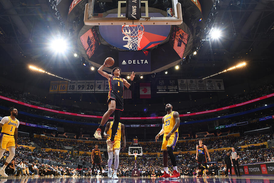 Atlanta Hawks v Los Angeles Lakers #2 Photograph by Adam Pantozzi