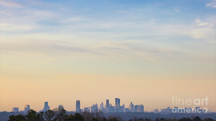 Atlanta Skyline Photograph by Doug Sturgess