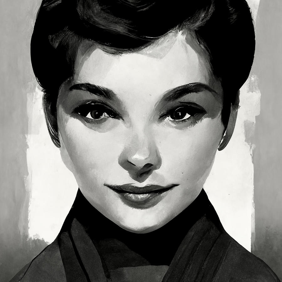 Audrey Hepburn As A Angry Little Girl By Tim Bu D883a3bc Be31 866b 95a9 ...