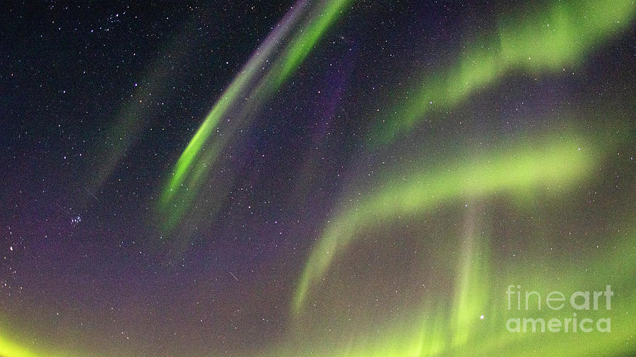 Winter Photograph - Aurora borealis #2 by Heiko Koehrer-Wagner