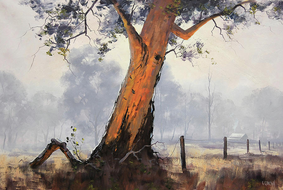 Nature Painting - Australian Eucalyptus Tree #2 by Graham Gercken