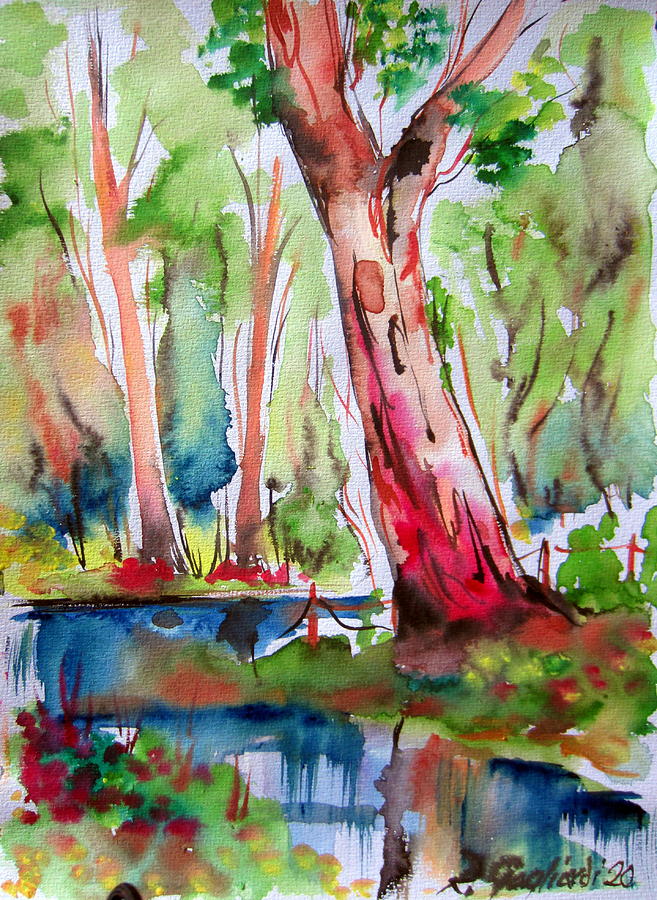 Australian Tree #2 Painting by Roberto Gagliardi