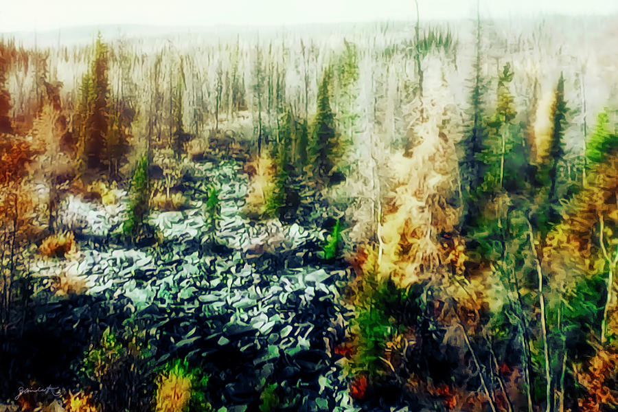 Autumn Fog Digital Art by Gerlinde Keating