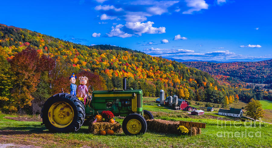 Autumn in Barnet Vermont. Photograph by Scenic Vermont Photography