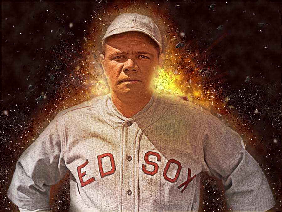 Babe Ruth - A Pencil Sketch Photograph by Robert Kinser - Pixels