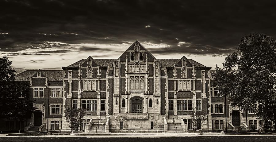 Ball State University - Fine Arts Building Photograph by Mountain ...