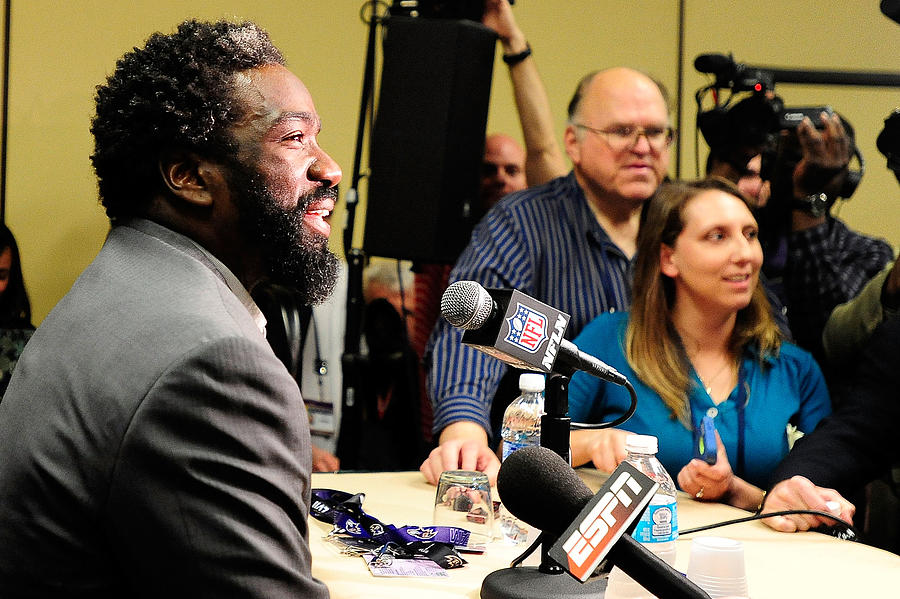 Baltimore Ravens Super Bowl XLVII Media Availability #2 Photograph by Stacy Revere