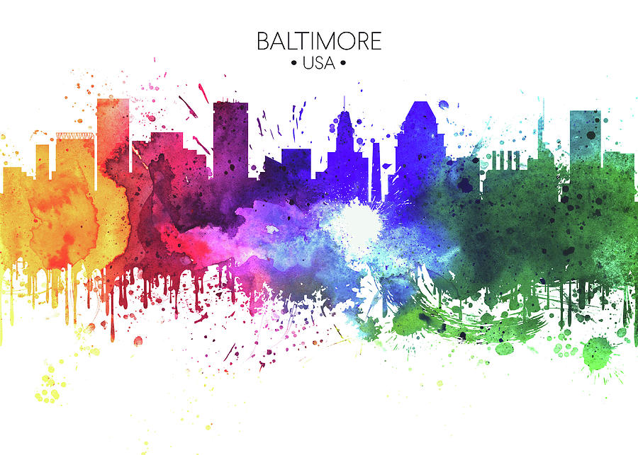 Baltimore Digital Art by Towery Hill - Fine Art America