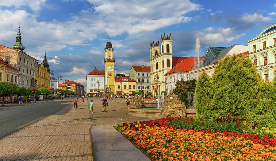 Banska Bystricas main square, Slovakia #2 Photograph by Elenarts - Elena Duvernay photo