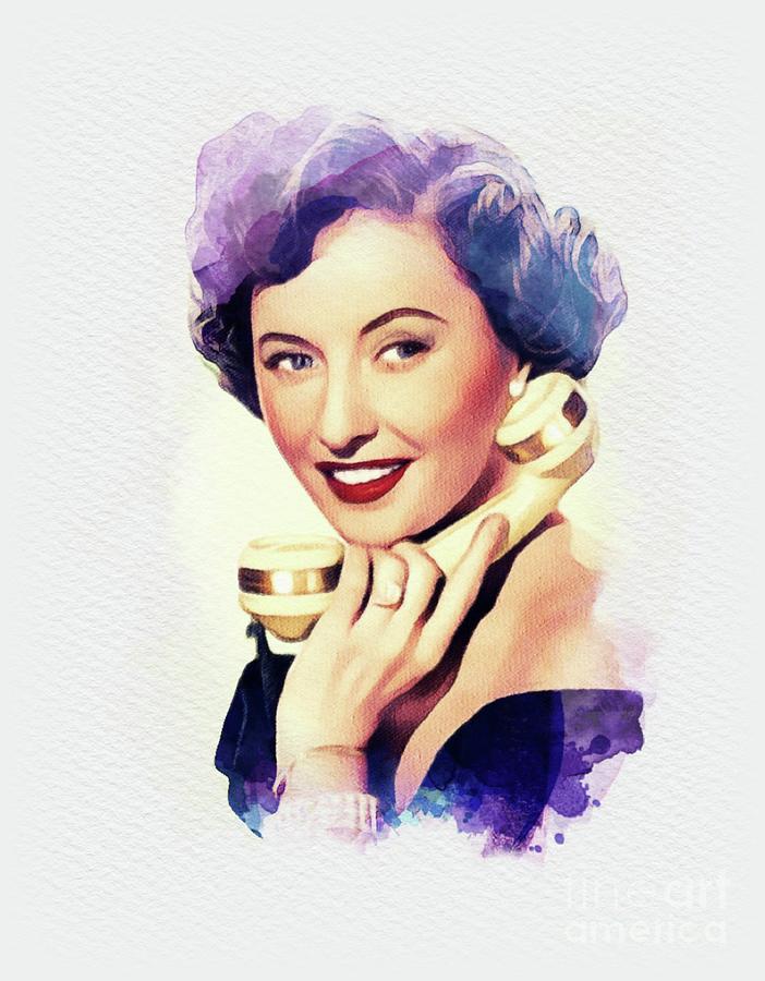 Barbara Stanwyck, Movie Legend #2 Painting by Esoterica Art Agency